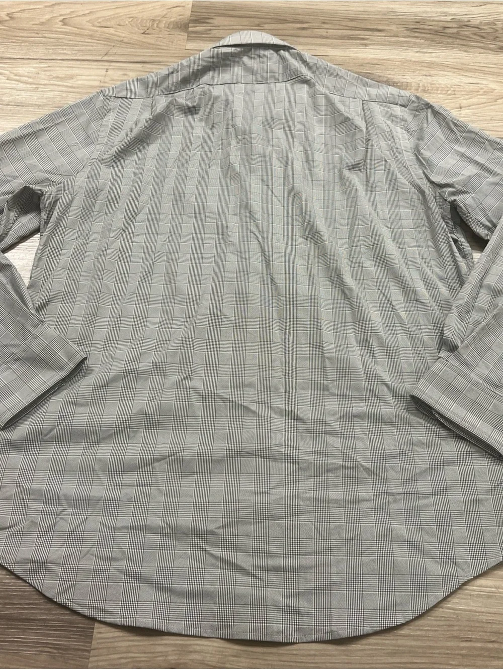 Polo Ralph Lauren Performance Shirt Stretch Oxford Green White Plaid Mens Large